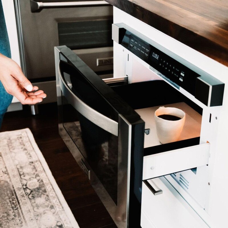 24 In. 1.2 Cu. Ft. Built-in Microwave Drawer In Stainless Steel MWD1