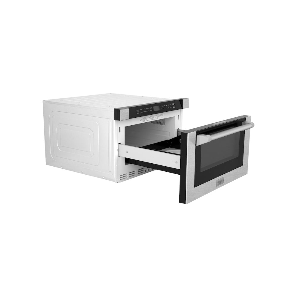 24 In. 1.2 Cu. Ft. Built-in Microwave Drawer With A Traditional Handle In Satin Stainless Steel MWD1SSH