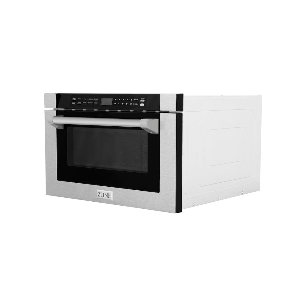 24 In. 1.2 Cu. Ft. Built-in Microwave Drawer With A Traditional Handle In Satin Stainless Steel MWD1SSH