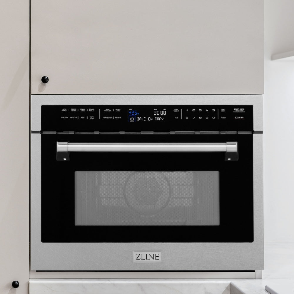 24 In. 1.6 Cu Ft. Built-in Convection Microwave Oven In Satin Stainless Steel With Speed And Sensor Cooking MWO24SS