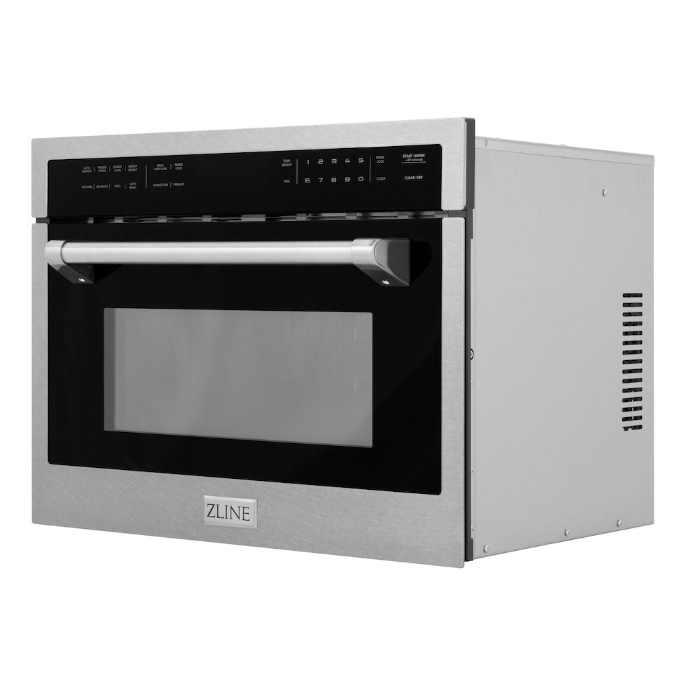 24 In. 1.6 Cu Ft. Built-in Convection Microwave Oven In Satin Stainless Steel With Speed And Sensor Cooking MWO24SS