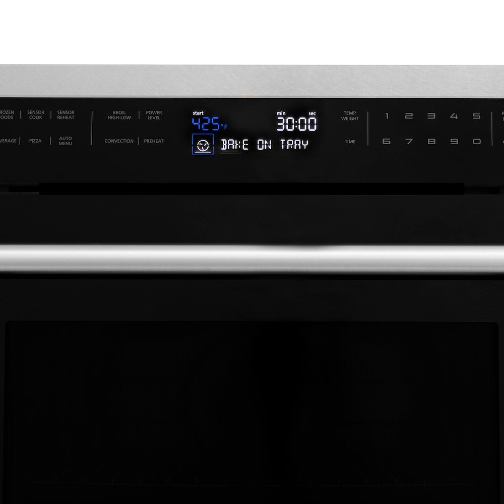 24 In. 1.6 Cu Ft. Built-in Convection Microwave Oven In Satin Stainless Steel With Speed And Sensor Cooking MWO24SS