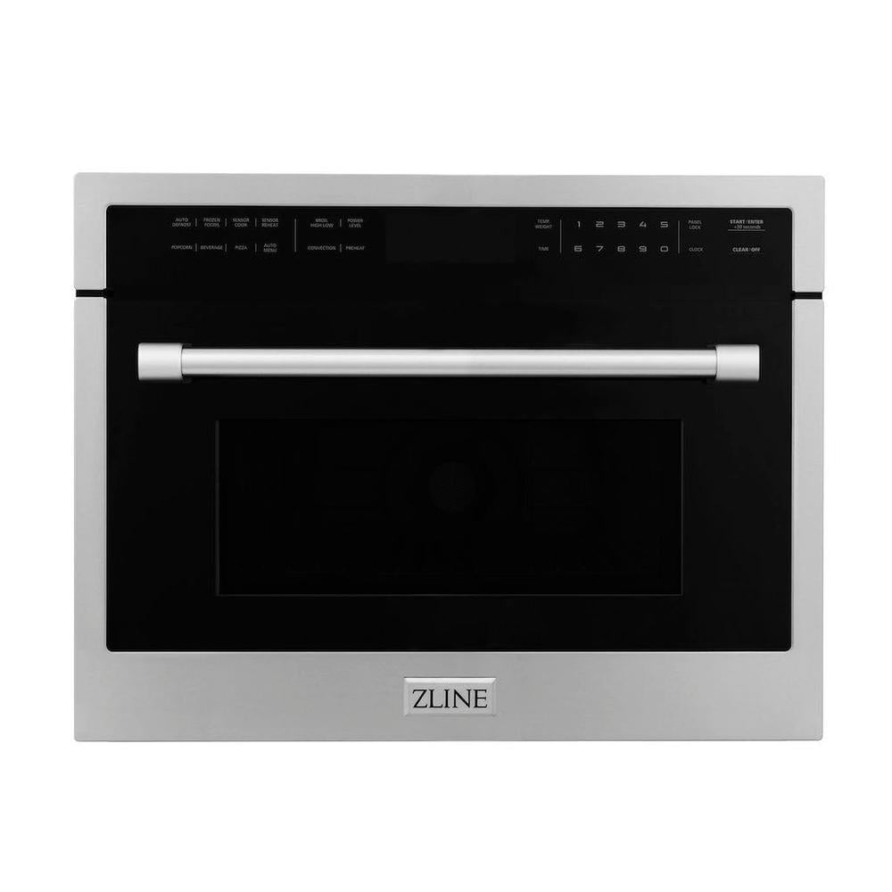24 In. 1.6 Cu. Ft. Built-in Convection Microwave Oven In Stainless Steel With Speed And Sensor Cooking MWO24