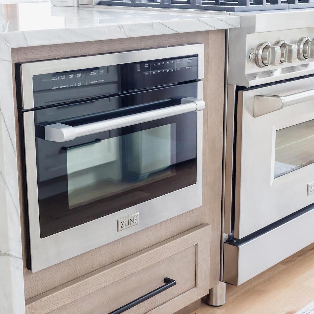 24 In. 1.6 Cu. Ft. Built-in Convection Microwave Oven In Stainless Steel With Speed And Sensor Cooking MWO24