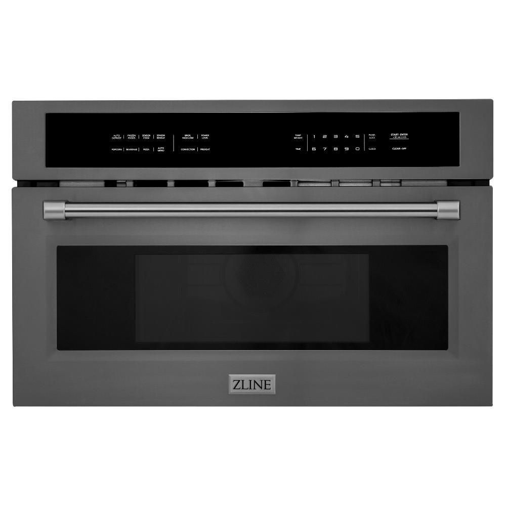 30 In. 1.6 Cu Ft. Black Stainless Steel Built-in Convection Microwave Oven MWO30BS