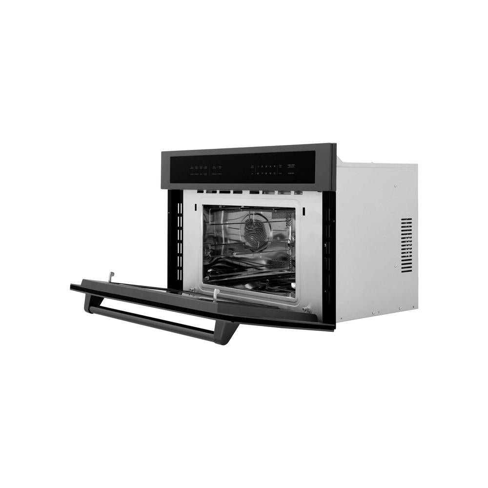 30 In. 1.6 Cu Ft. Black Stainless Steel Built-in Convection Microwave Oven MWO30BS