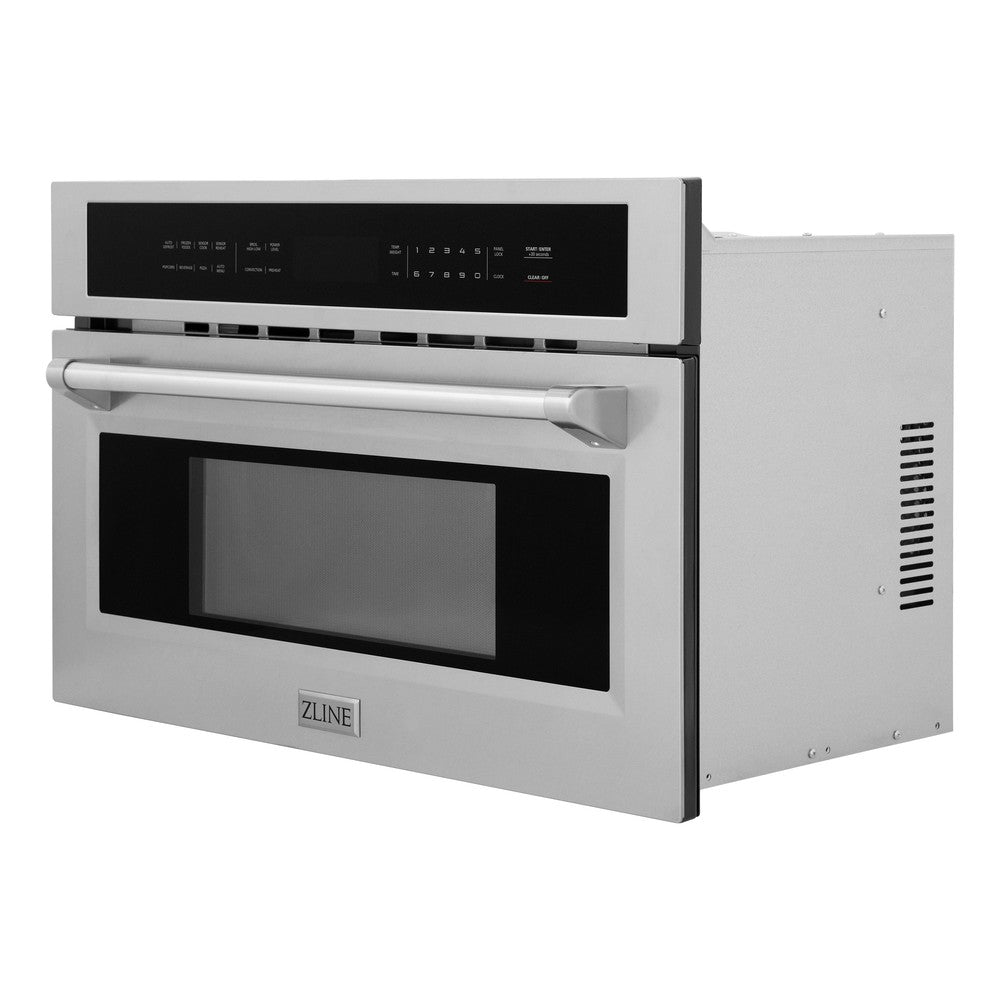30 In. 1.6 Cu. Ft. Built-in Convection Microwave Oven In Stainless Steel With Speed And Sensor Cooking MWO30