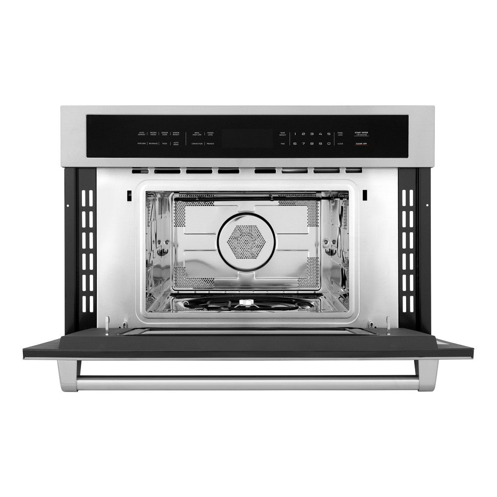 30 In. 1.6 Cu. Ft. Built-in Convection Microwave Oven In Stainless Steel With Speed And Sensor Cooking MWO30