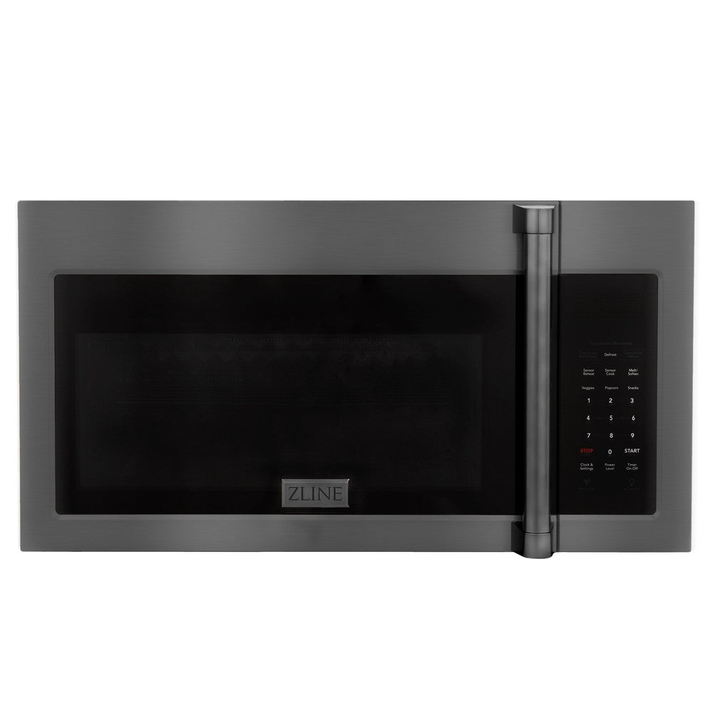 30 in. Black Stainless Steel Over the Range Convection Microwave Oven with Traditional Handle MWOOTRH30BS