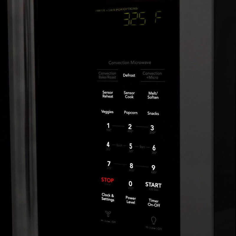 30 in. Black Stainless Steel Over the Range Convection Microwave Oven with Traditional Handle MWOOTRHBS