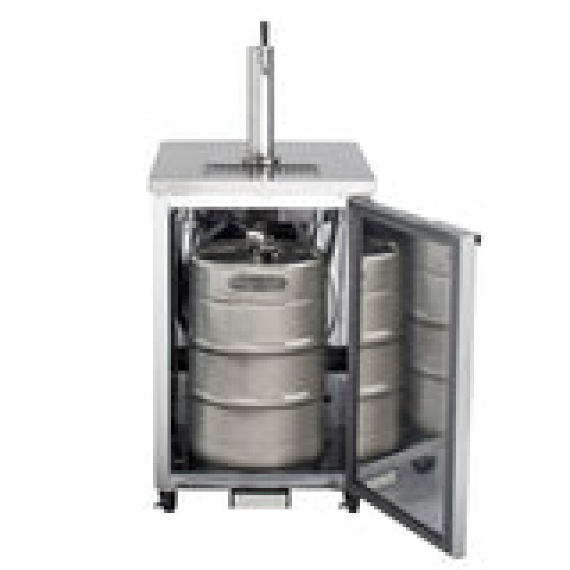Maxx Cold Single Tower Beer Dispenser, 7.2 cu. ft., 1 Barrel/Keg (204L) MXBD241SHC
