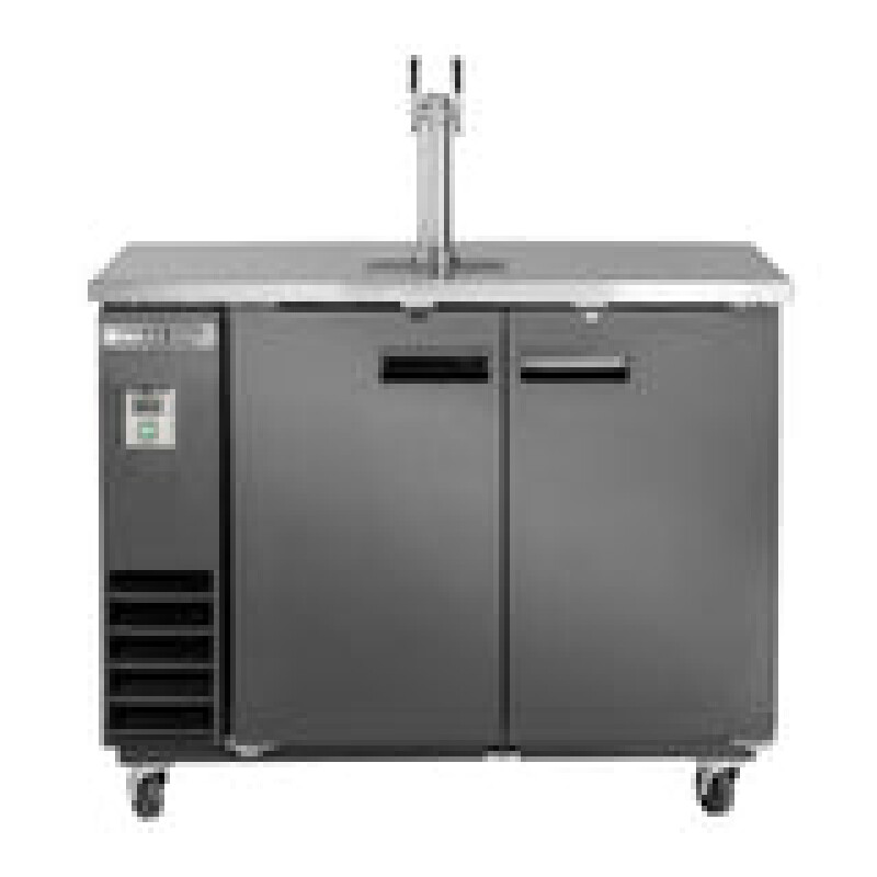 Maxx Cold Single Tower, 2 Tap Beer Dispenser, 2 Barrels/Kegs (297L) MXBD481BHC