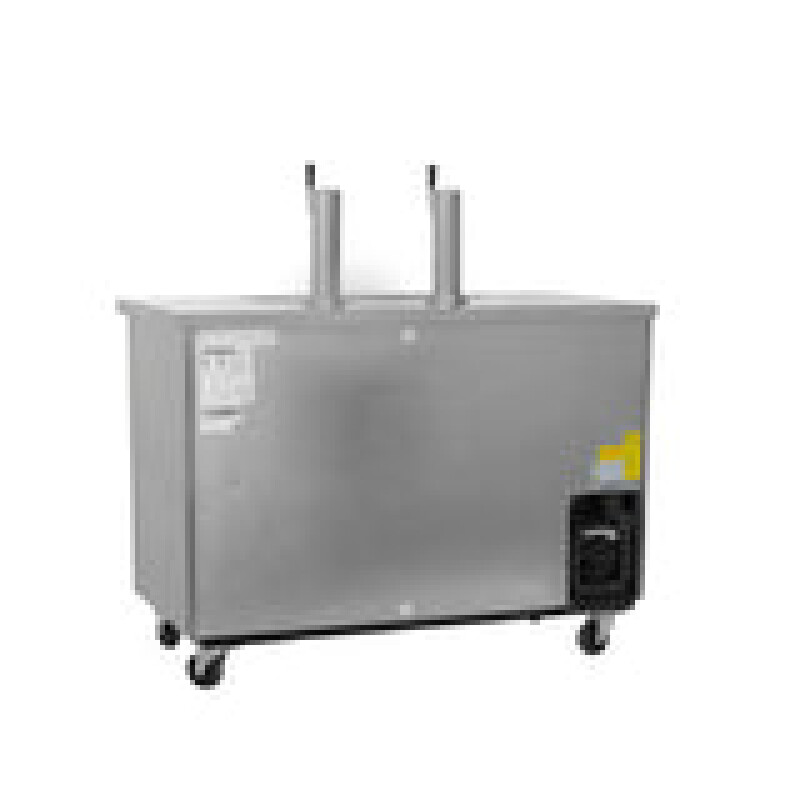 Maxx Cold Single Tower, 2 Tap Beer Dispenser, 10.5 cu. ft., 2 Barrels/Kegs (297L)  MXBD481SHC