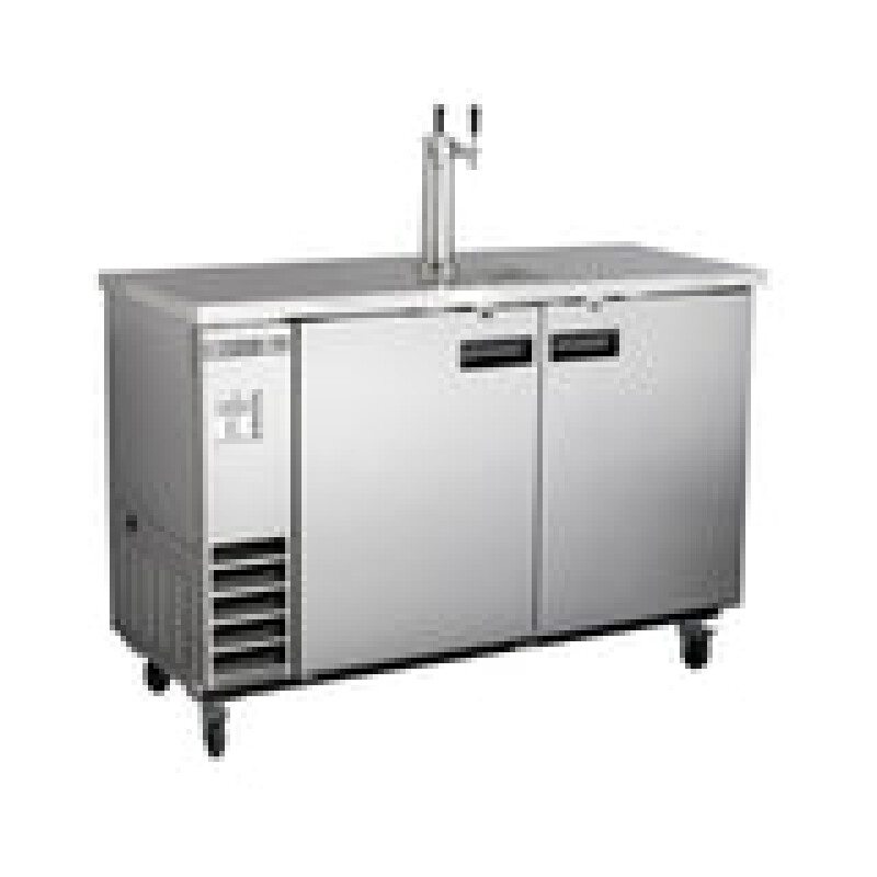Maxx Cold Single Tower, 2 Tap Beer Dispenser, 10.5 cu. ft., 2 Barrels/Kegs (297L) MXBD481SHC