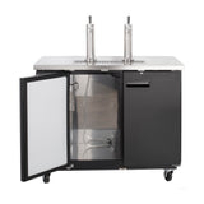 Maxx Cold Dual Tower Beer Dispenser, 10.5 cu. ft., 2 Barrel/Kegs (297L) MXBD482BHC