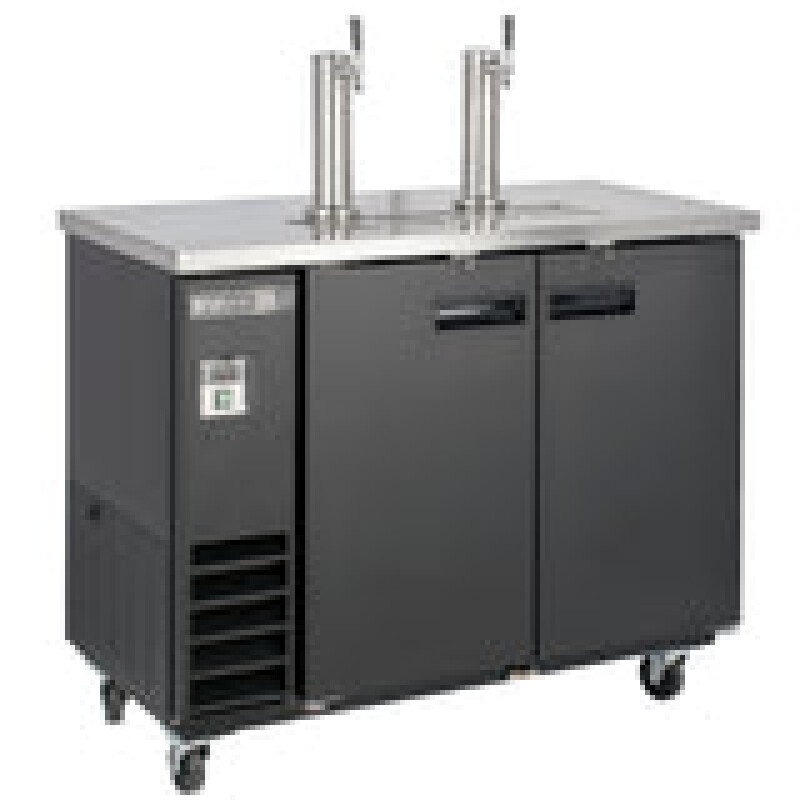 Maxx Cold Dual Tower Beer Dispenser, 10.5 cu. ft., 2 Barrel/Kegs (297L) MXBD482BHC