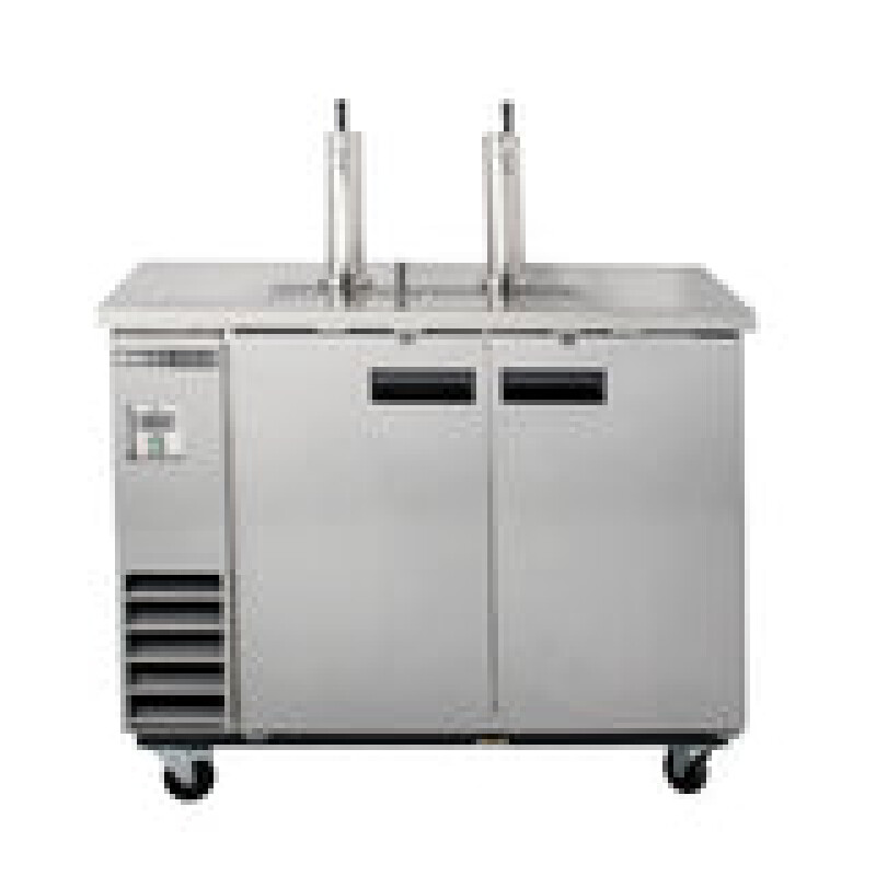 Maxx Cold Dual Tower Beer Dispenser, 10.5 cu. ft., 2 Barrels/Kegs (297L) MXBD482SHC