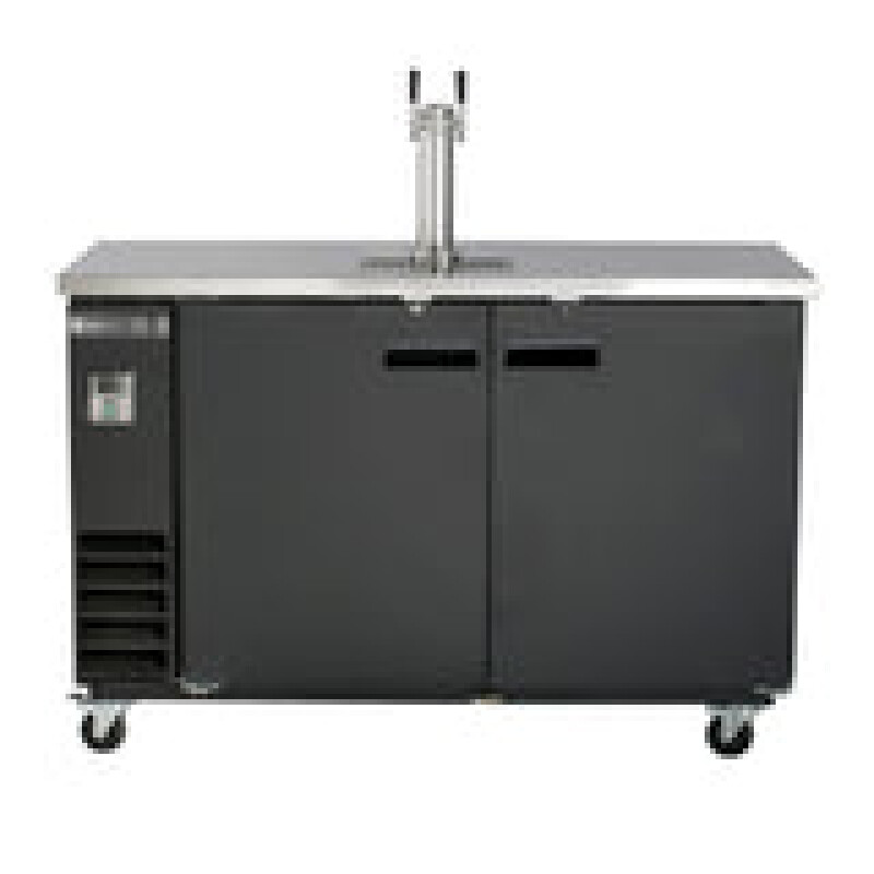 Maxx Cold Single Tower, 2 Tap Beer Dispenser, 2 Barrels/Kegs (402L) MXBD601BHC