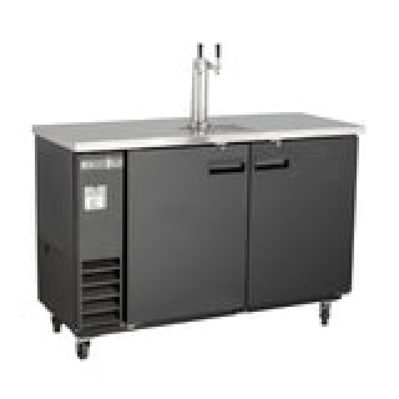 Maxx Cold Single Tower, 2 Tap Beer Dispenser, 2 Barrels/Kegs (402L) MXBD601BHC