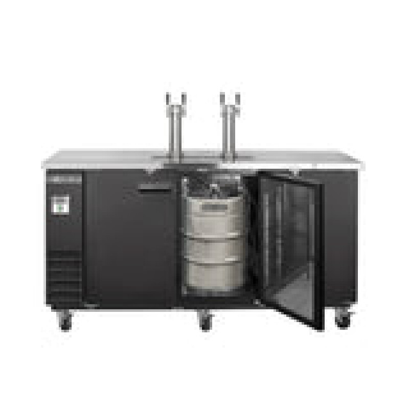Maxx Cold Dual Tower, 2 Tap Beer Dispenser, 3 Barrels/Kegs (490L) MXBD722BHC