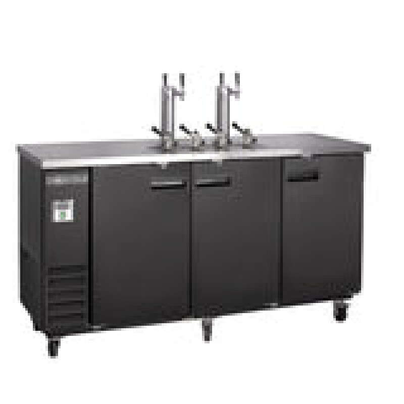 Maxx Cold Dual Tower, 2 Tap Beer Dispenser, 3 Barrels/Kegs (490L) MXBD722BHC