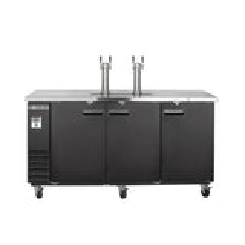 Maxx Cold Dual Tower, 2 Tap Beer Dispenser, 3 Barrels/Kegs (490L) MXBD722BHC