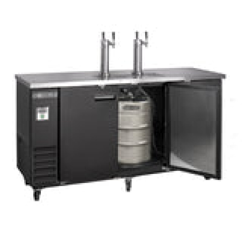 Maxx Cold Dual Tower, 2 Tap Beer Dispenser, 3 Barrels/Kegs (490L) MXBD722BHC