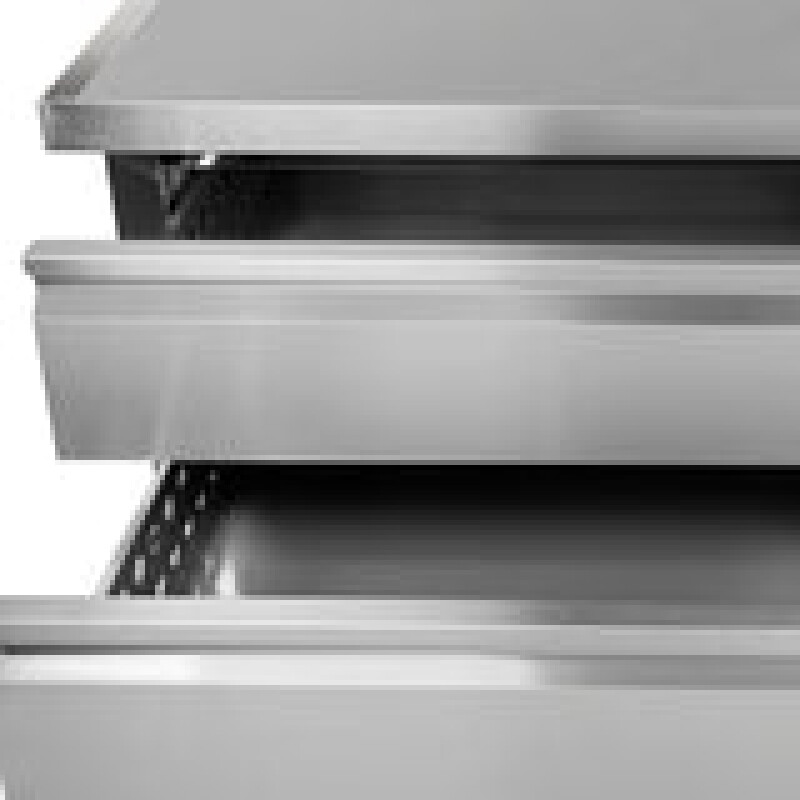 Maxx Cold Four-Drawer Refrigerated Chef Base, 11.1 cu. ft. Storage Capacity MXCB72HC
