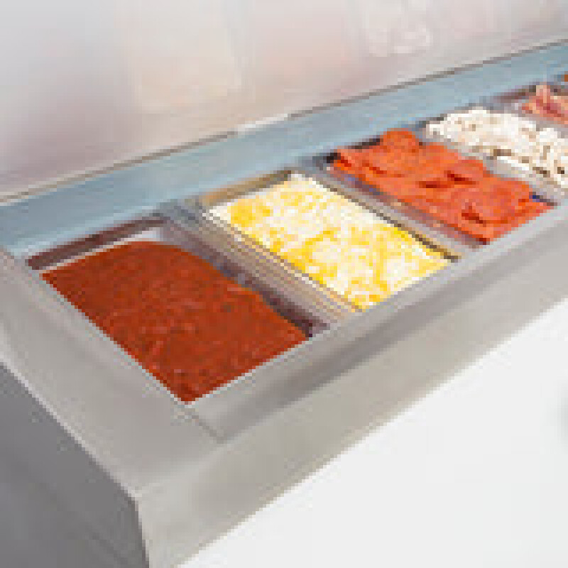 Maxx Cold X-Series Two-Door Refrigerated Pizza Prep Table MXCPP70HC