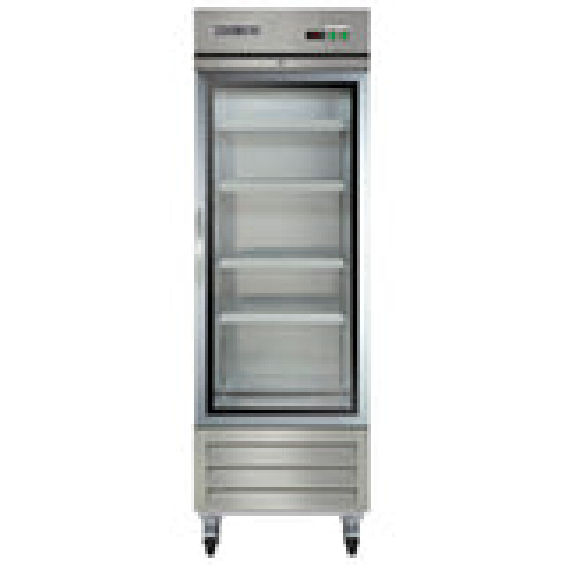 Maxx Cold Single Glass Door Reach-In Refrigerator, 23 cu. ft. Storage Capacity MXCR23GDHC