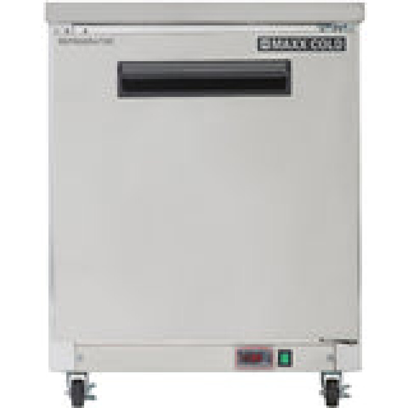 Maxx Cold Single Door Undercounter Refrigerator, 6.5 cu. ft. Storage Capacity MXCR27UHC