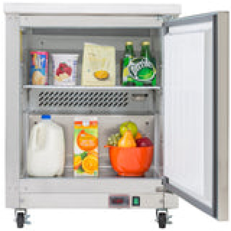 Maxx Cold Single Door Undercounter Refrigerator, 6.5 cu. ft. Storage Capacity MXCR27UHC