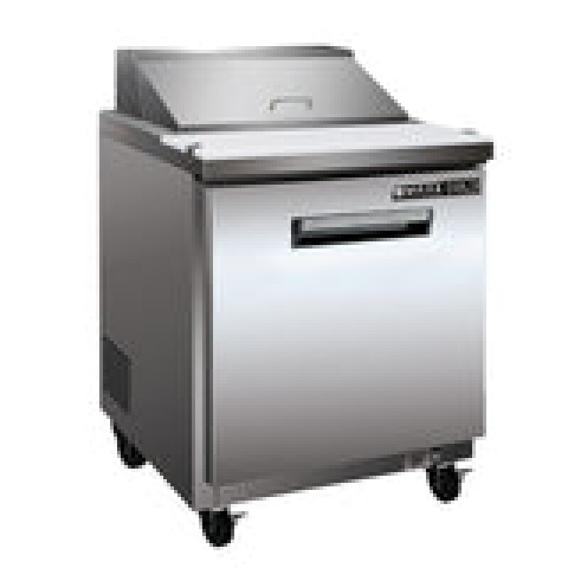 Maxx Cold 1 Door Refrigerated Sandwich and Salad Prep Station MXCR29SHC