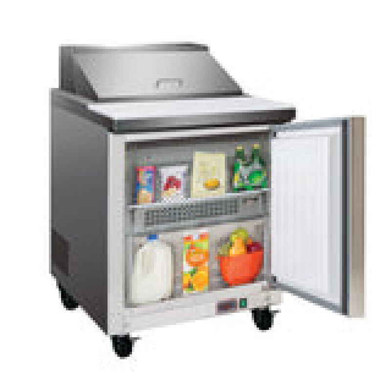 Maxx Cold 1 Door Refrigerated Sandwich and Salad Prep Station MXCR29SHC