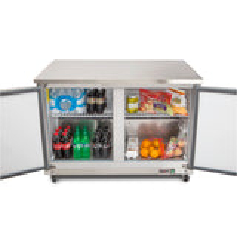 Maxx Cold Double Door Undercounter Refrigerator, 12 cu. ft. Storage Capacity MXCR48UHC