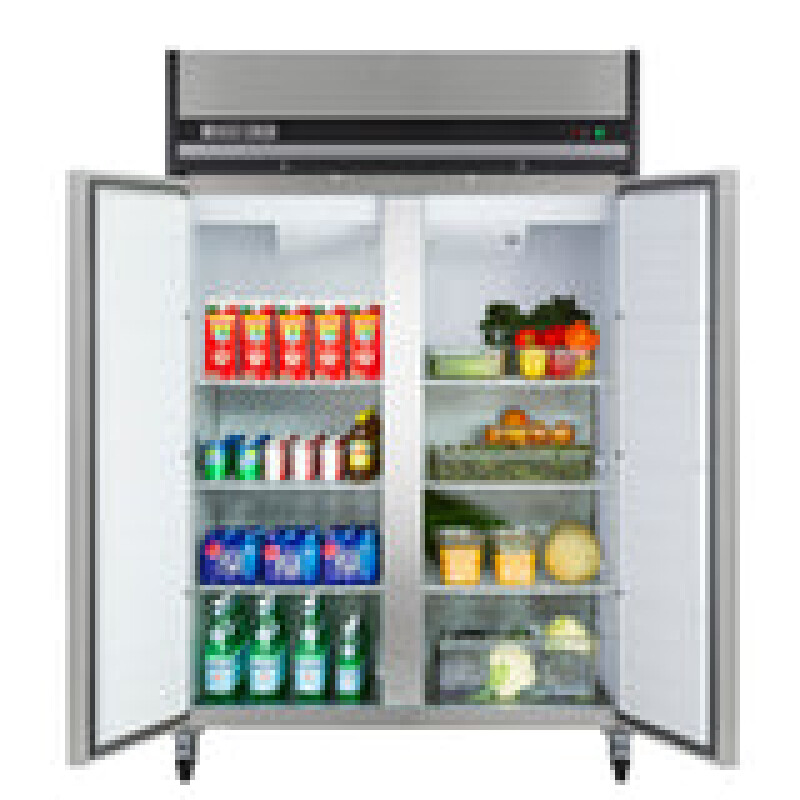 Maxx Cold 53.9" Double Door Reach-In Refrigerator, Top Mount MXCR49FDHC