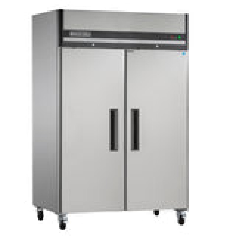 Maxx Cold Double Door Reach-In Refrigerator, Top Mount, 49 cu. ft., Energy Star, in Stainless Steel MXCR49FDHC