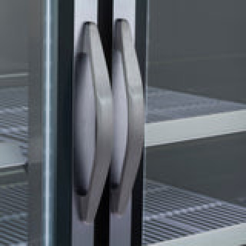 Maxx Cold Double Glass Door Reach-In Refrigerator MXCR49GDHC