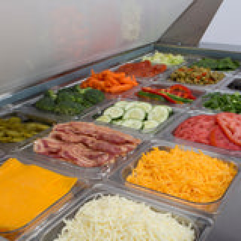 Maxx Cold Two-Door Refrigerated Megatop Prep Unit, 15.5 cu. ft. Storage Capacity MXCR60MHC