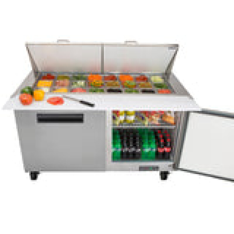 Maxx Cold Two-Door Refrigerated Megatop Prep Unit, 15.5 cu. ft. Storage Capacity MXCR60MHC