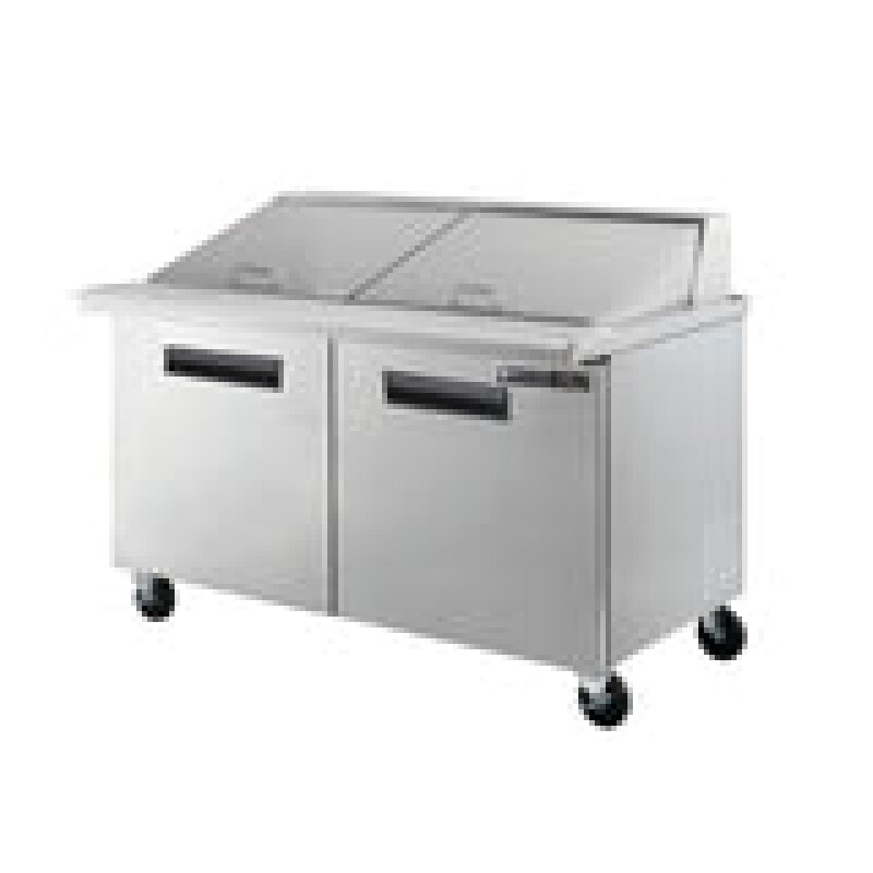 Maxx Cold Two-Door Refrigerated Megatop Prep Unit, 15.5 cu. ft. Storage Capacity MXCR60MHC