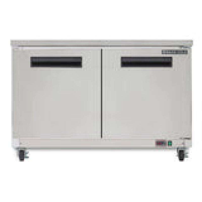Maxx Cold Double Door Undercounter Refrigerator, 15.5 cu. ft. Storage Capacity MXCR60UHC