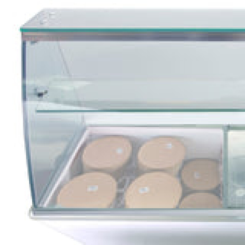 Maxx Cold Curved Glass Ice Cream Dipping Cabinet Freezer, 20 cu. ft. Storage Capacity MXDC12