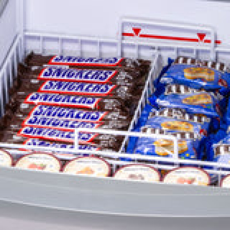 Maxx Cold Curved Glass Top Chest Freezer Display, 3.81 cu. ft. Storage Capacity MXF25CHC2