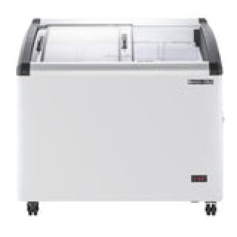 Maxx Cold Curved Glass Top Chest Freezer Display, 6.71 cu. ft. Storage Capacity MXF40CHC4