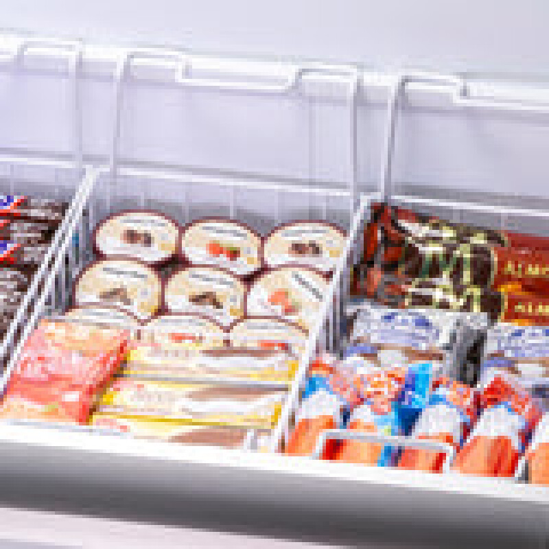Maxx Cold Curved Glass Top Chest Freezer Display, 9.96 cu. ft. Storage Capacity MXF54CHC6
