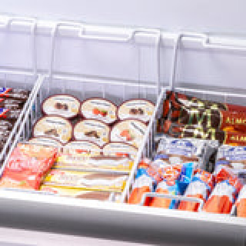 Maxx Cold Curved Glass Top Chest Freezer Display, 12.36 cu. ft. Storage Capacity MXF64CHC7