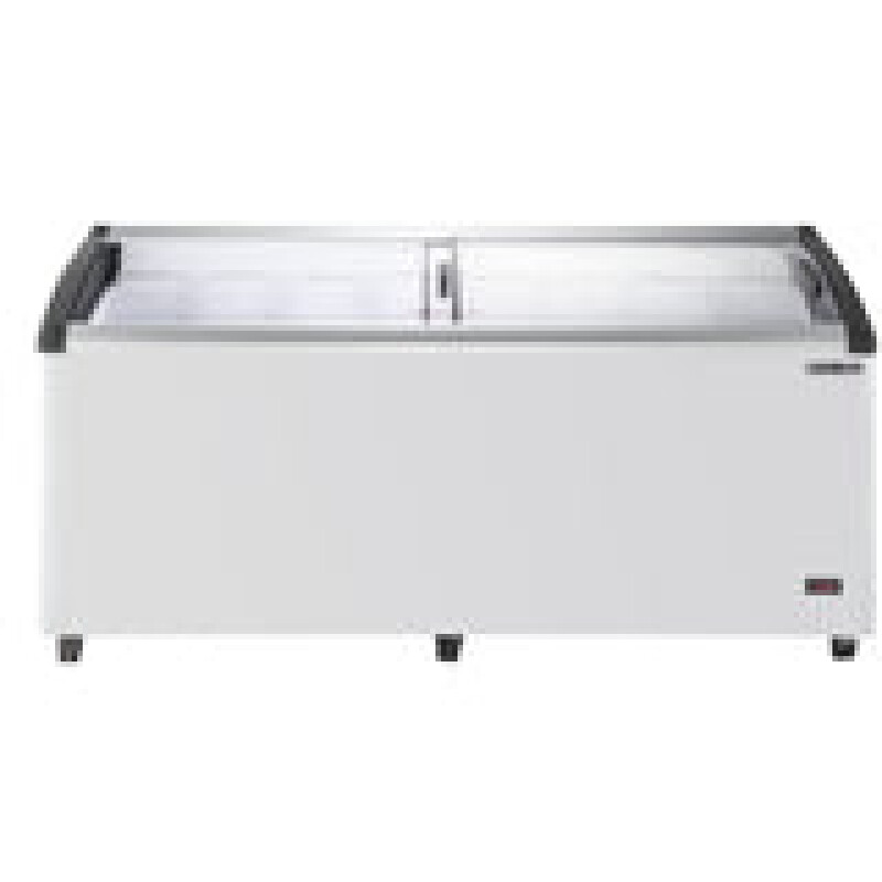Maxx Cold Curved Glass Top Chest Freezer Display, 14.30 cu. ft. Storage Capacity MXF72CHC8