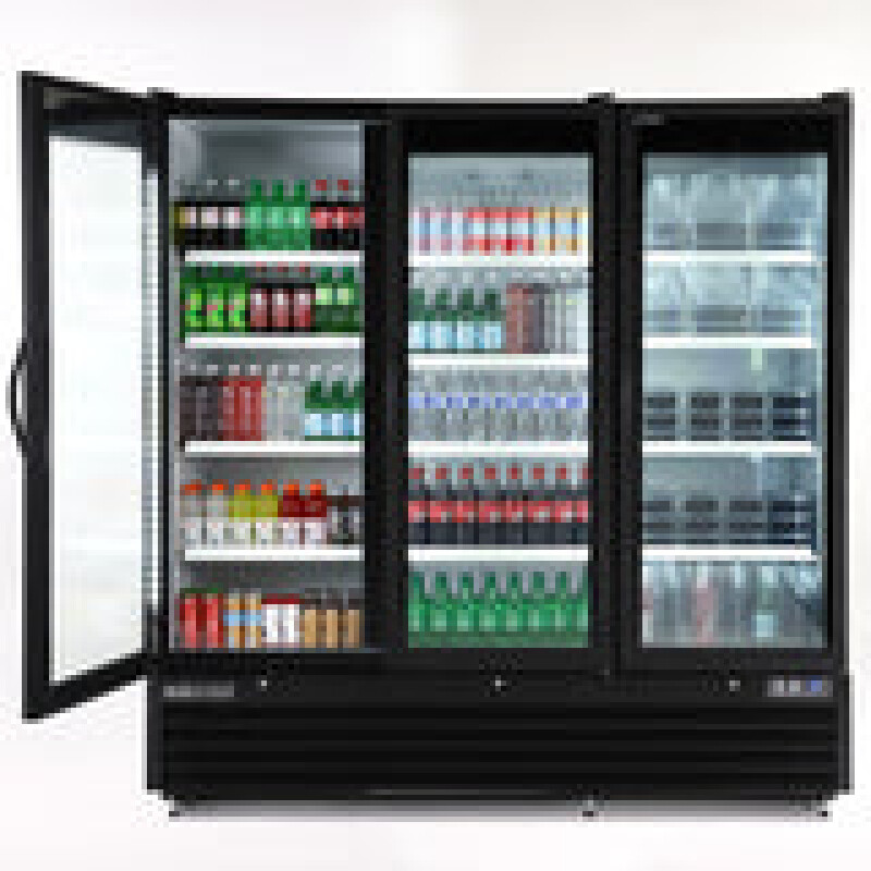 Maxx Cold Triple Glass Door Merchandiser Refrigerator, Large Storage Capacity, 73 cu. ft. MXGDM73RBHC