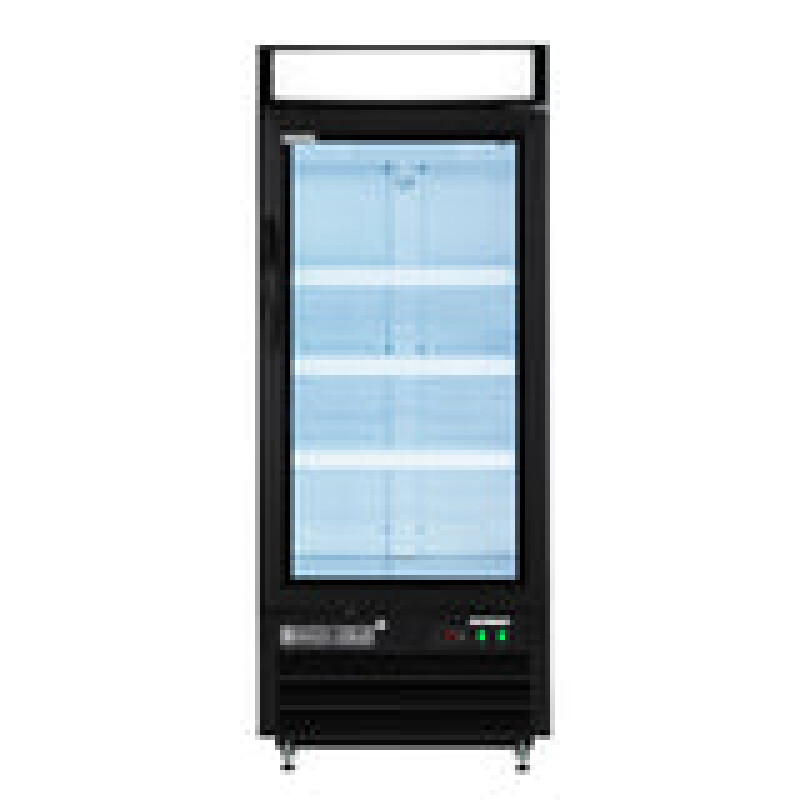 Maxx Cold Single Glass Door Merchandiser Refrigerator MXM112RBHC